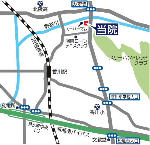 やまもと内科クリニック地図